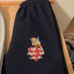 Boys lie sweatpants
